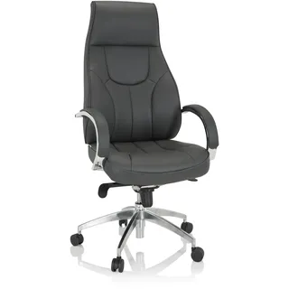 HJH Office Chefsessel Kunstleder Grau