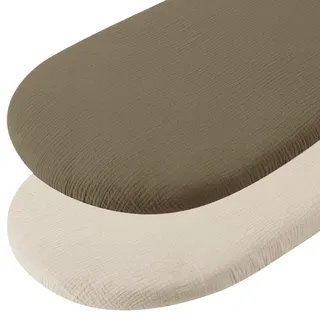 Spannbettlaken Kinderwagen, 70x35cm Spannbettlaken Beistellbett Kinderwagen Matratzenbezug Kinderwagens Spannbettlakens Babynest Bettlaken Babybett ZubehöR Spannbettlakens Stubenwagen