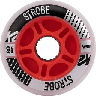 K2 Skate STROBE 80MM - 2 PACK LIGHT Unisex – Erwachsenen Inline Skate Rollen — white — 30G3120