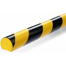 Bild Informationsschild, Flächenschutzprofil S32R gelb/schwarz, Klebefläche 32 mm,