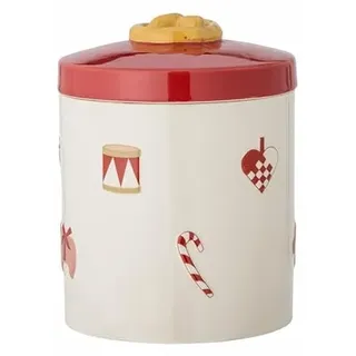 Bloomingville Yule Dose rot Ø 15 x H 18 cm