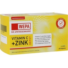Bild Vitamin C + Zink Kapseln 60 St.