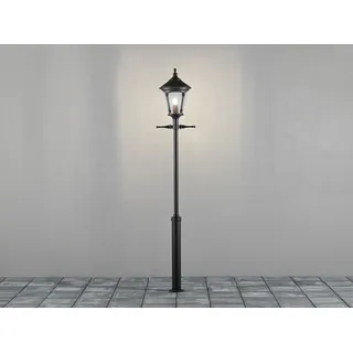 LED Straßenlaterne, Mastleuchte im Landhausstil zur Wegbeleuchtung Garten 255cm