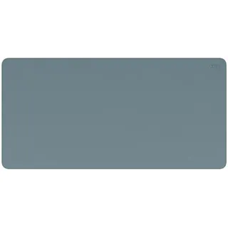 Aptiq Schreibtischunterlage blau - Stilvolles und ergonomisches Design - 67 x 33 cm - Für komfortables Arbeiten - Langlebiges PU - Leder-Look