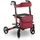 Aluminium Rollator Vital mit Sitz Rot