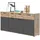 Sideboard 180 x 87 x Eichefarben Grau