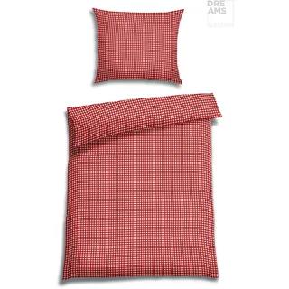 Florella Bettwäsche »Vichy, Soft Seersucker, 100 % Baumwolle« Florella rot B/L: 140 cm x 200 cm