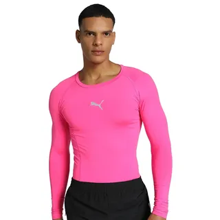 Puma LIGA Baselayer langarm Funktionsshirt Herren 31 fluo pink L