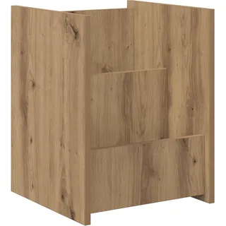 vidaXL Magazinregal Artisan-Eiche 35 x 35 x 45 cm Holzwerkstoff - Braun