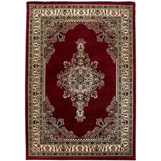 Ayyildiz Teppiche "Marrakesh 297" Gr. 8, rot, B:300cm H:12mm L:400cm, Kunstfaser, Teppiche, Teppich, Kurzflor, Orient-Optik, Webteppich, Wohnzimmer