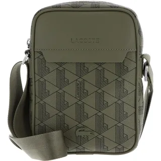 LACOSTE Umhängetasche The Blend Vertical Camera Bag Mono Kaki Noir khaki - Grün
