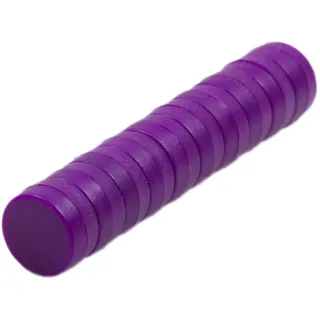 Magnetastico | 10x Starke Neodym Magnete mit Schutzschicht| Farbe Lila & Größe 12x6 mm| Kleine Magnete extra stark, Büromagnete| Mini-Magnet für Magnettafel Kühlschrank Whiteboard & Glasmagnettafel