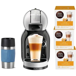 Nescafé Dolce Gusto Mini Me KP 123B artic grey/schwarz inkl. Kapseln