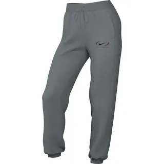 Nike Damen NSW Phnx FLC Hr Pant PRNT Hose, Smoke Grey, S EU