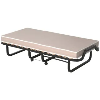 Costway Gästebett klappbar 80 x 200 cm beige