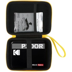 Aenllosi Hart Tasche Hülle für Kodak Mini 3 Retro P300R/Mini Shot Combo 3/Mini Shot 3 Retro C300R Tragbarer Drucker(Schwarz)