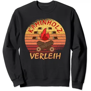 Kaminholz Verleih Landwirt Geschenke Winter Brennholz Sweatshirt