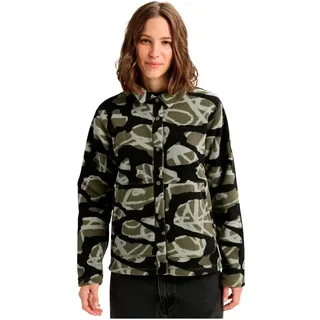 Burton Cinder Fleece Snap Langarmhemd - Graffiti Camo - XS