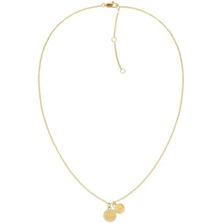 Tommy Hilfiger Jewelry Halskette mit Anhänger für Damen In Gelbgold verziert mit Kristallen - 2780902