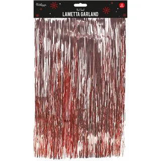 Weihnachts Lametta Deko Girlande Engelhaar - Rose Gold