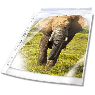 Durable Prospekthülle A4 extra breit, 240x310 mm, 90my, transparent, 50 Stück, 999111197