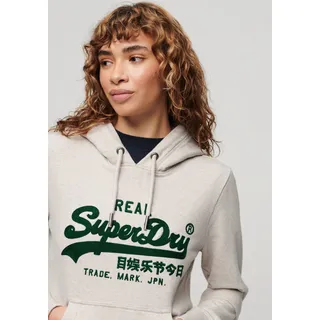 Superdry Kapuzensweatshirt »EMBROIDERED VL GRAPHIC HOODIE« Superdry Oat Cream Marl XL