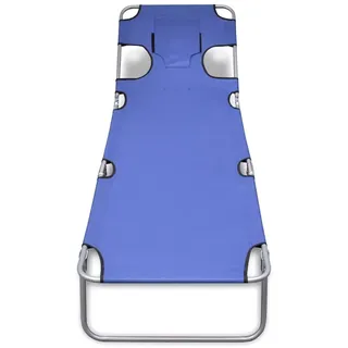 VidaXL 41481, Lounge, Gepolsterter Sitz, Polyester, Blau, 120 kg, 580 mm - Blau