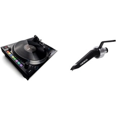 Reloop RP-8000 MK2 - Der fortschrittlichste DJ-Plattenspieler Aller Zeiten, 7 RGB-farbcodierte Performance-Modi & Concorde Black – Sphärisch geschliffenes Tonabnehmersystem mit Konstruktion (schwarz)