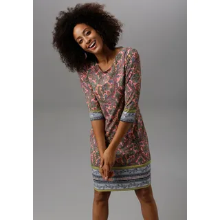 Aniston SELECTED Jerseykleid Shirtkleid bunt 42