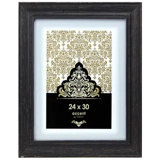 Nielsen Bilderrahmen , Schwarz, Weiß , Holz , rechteckig , 30x30x4 cm , Bilder & Rahmen, Bilderrahmen, Bilderrahmen & Fotorahmen