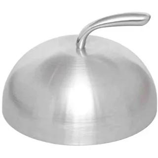 Monolith Cloche Glocke für Feuerplatte Edelstahl