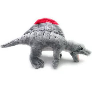 Onwomania Plüschtier Kuscheltier Stoff Tier Spinosaurus Dino Dinosaurier 37cm Grau - Grau