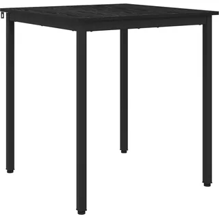 vidaXL Esstische 70 x 70 x 75 cm METALL - Schwarz