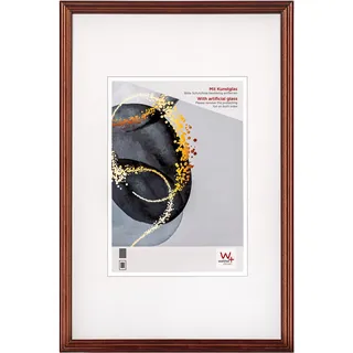 walther design Bilderrahmen Select, Holzrahmen mit Kunstglas, 20x30 cm, dunkelbraun, HSX030P