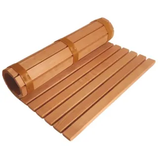 blumenberg gmbh Blumenberg Fußmatte / Rollrost aus Rot-Erle 100 x 60 cm