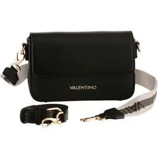 Valentino Flap Bag Umhängetasche Polyurethan Black