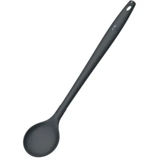 Kochblume Kochlöffel | Premium-Silikon & BPA frei| Hitzebeständig | Spülmaschinenfest | 30cm | Farbe: anthrazit