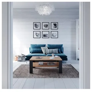 Vicco Couchtisch Anthrazit Sandeiche 100 x 60 cm