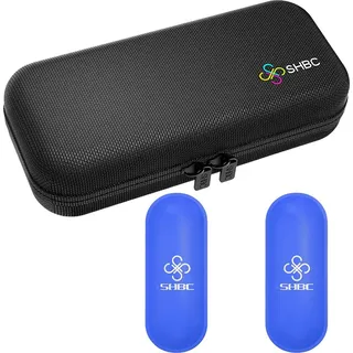 Reisen Insulin Kühltasche - Diabetes Organizer Isolierte Kühltasche - Medikamente mit 2 Kühlakkus - Schwarze Medizinische Kühltasche