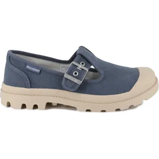 Palladium Unisex Pampa M-Jane Washed Mary Flat, Vintage Indigo, 40 EU
