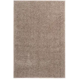 Novel Hochflorteppich , Taupe , Textil , Struktur , quadratisch , 120x170 cm , Oeko-Tex® Standard 100 , für Fußbodenheizung geeignet , Teppiche und Böden, Teppiche, Hochflorteppiche & Shaggys