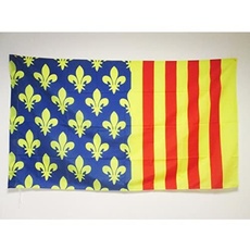 AZ FLAG Flagge DÉPARTEMENT LOZÈRE 90x60cm - LOZÈRE Fahne 60 x 90 cm Scheide für Mast - flaggen Top Qualität