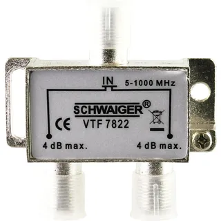 Schwaiger Verteiler 2-fach 4 dB