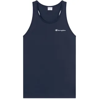 Tanktop CHAMPION "ICONS CONTRAST Tank", Damen, Gr. L, nny, Obermaterial: 100% Baumwolle, normal, Rundhals, Tops Tanktop, sportliche Schnittform, ohne Verschluss, Rundhalsausschnitt