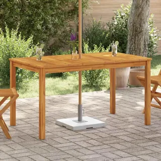 vidaXL Gartentisch 140x80x74 cm Massivholz Akazie - Braun
