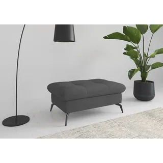 sit&more Polsterhocker Amica mit Stauraum 102 x 47 x 69 cm Grau