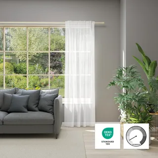 Neutex for you! Allure Ösen 140 x 245 cm Beige 1 Stk.