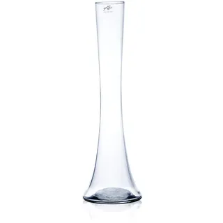 Sandra Rich Glasvase, Blumenvase Big SOLIFLEUR H. 50cm D. 12cm transparent Glas