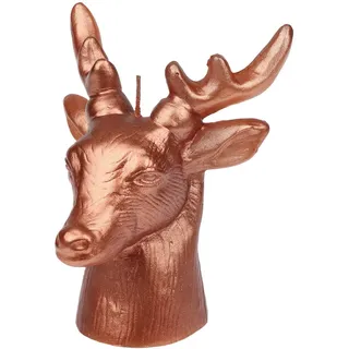 Kerze , Braun , Paraffin , 11.3x13.0 cm , Made in Europe , Dekoration, Kerzen & Kerzenhalter