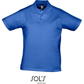 SOLs 11377 | Herren Poloshirt Prescott - Farbe: Royal Blue - Größe: 3XL - Blau